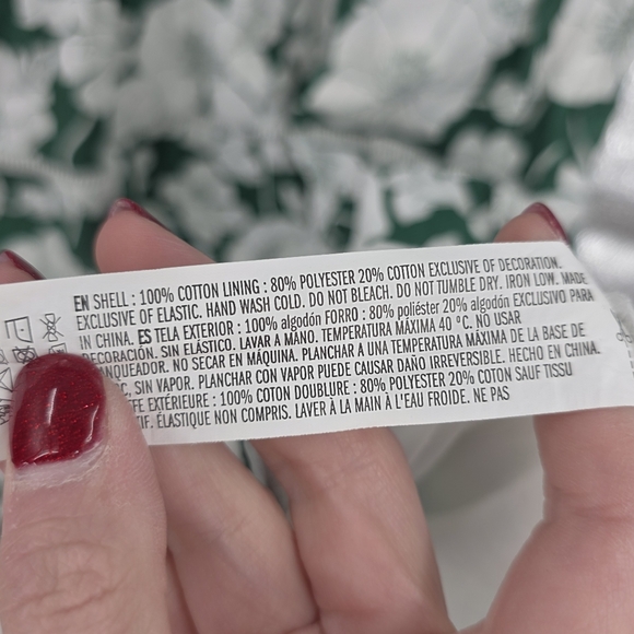 Tuckernuck Emerald Green and White Floral Tiered Midi Dress - Picture 4 of 6